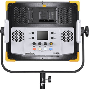 Godox LD75R RGB LED with Softbox and Honeycomb Grid