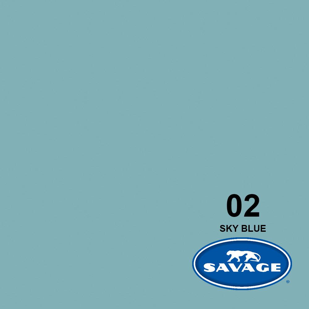 Savage Seamless Paper 9'- Sky Blue #02