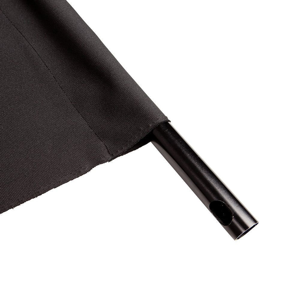 10'x13' SOLIDPRO Muslin Backdrop- BLACK