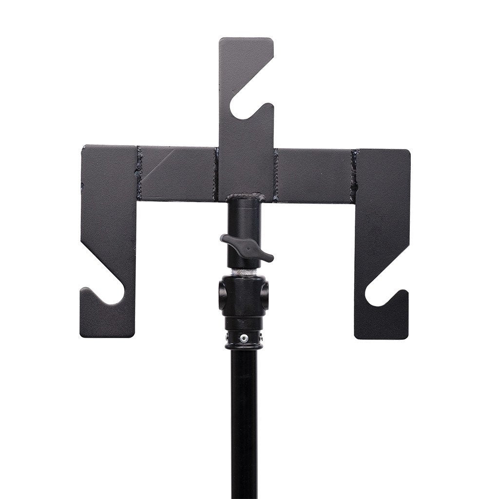 Triple Background Brackets - Stand Mount - For Lifting Shaft - Strobepro Studio Lighting