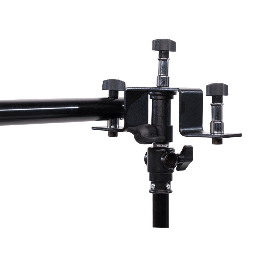 Triple Background Brackets - Stand Mount - For Crossbar - Strobepro Studio Lighting