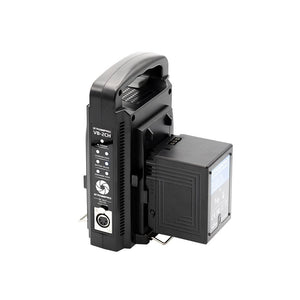 Strobepro VB-2CH Dual V-Mount Battery Charger - Strobepro Studio Lighting