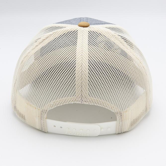 Strobepro Low Profile Snapback Shutter Hat-HEATHER GREY/BIRCH/AMBER GOLD