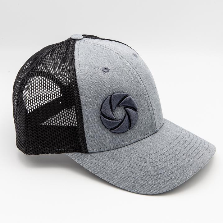 Strobepro Low Profile Snapback Shutter Hat-HEATHER GREY/DARK CHARCOAL