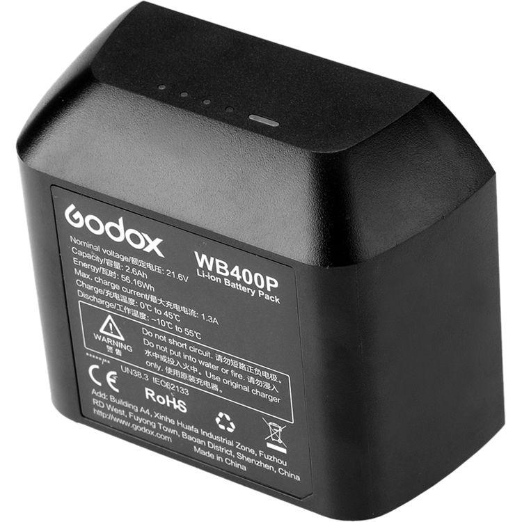 Strobepro XB26-4 (Godox WB400P) Battery for X400 PRO TTL AD400 PRO - Strobepro Studio Lighting