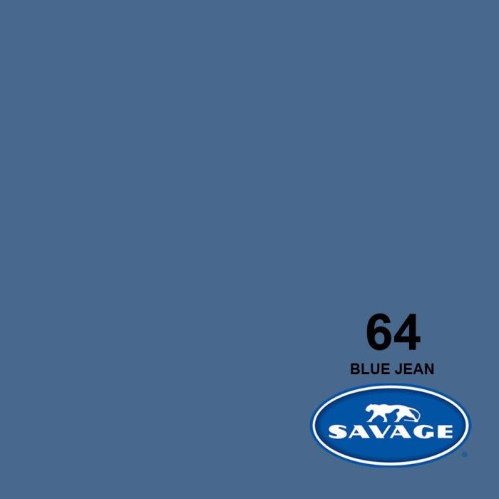 Savage Seamless Paper 9'- Blue Jean #64