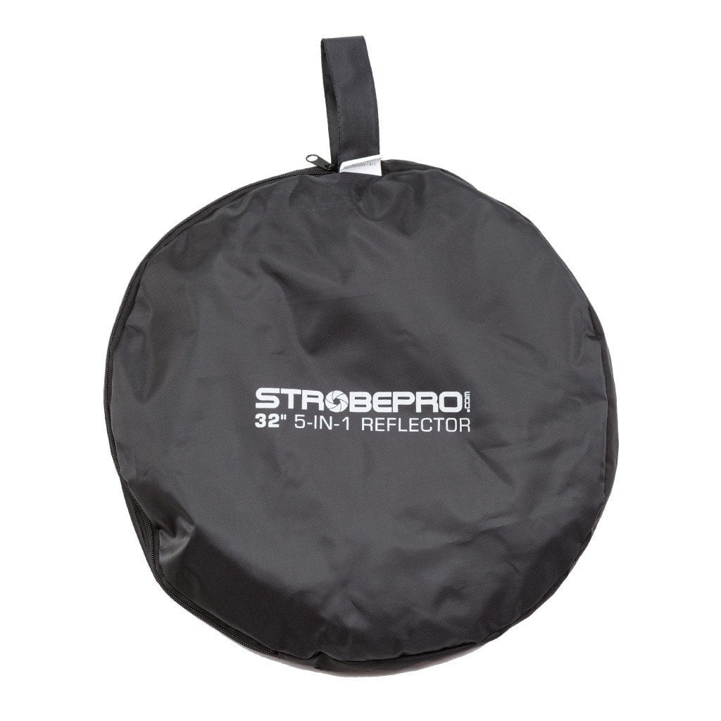 32" 5 In 1 Folding Reflector with Handles - Strobepro Studio Lighting