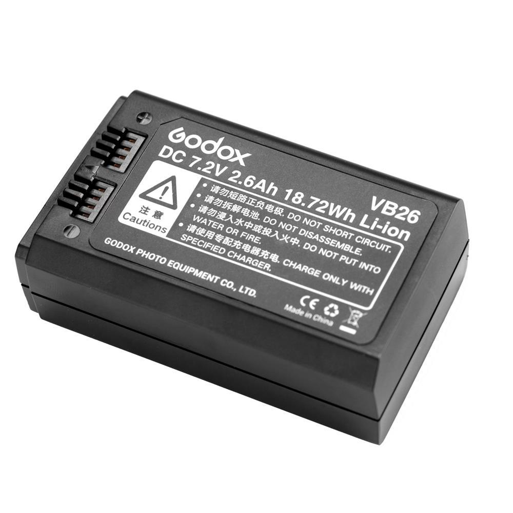 Godox VB26 Lithium Battery for Godox V1 Round Head Speedlite - Strobepro Studio Lighting