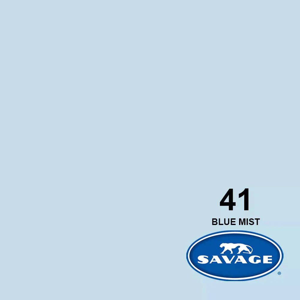 Savage Seamless Paper 9'- Blue Mist #41