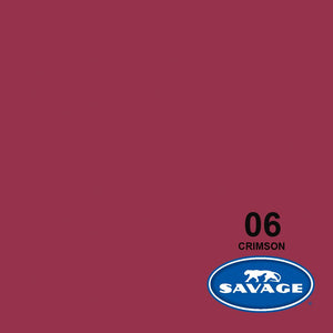 Savage Seamless Paper 7'- Crimson #06