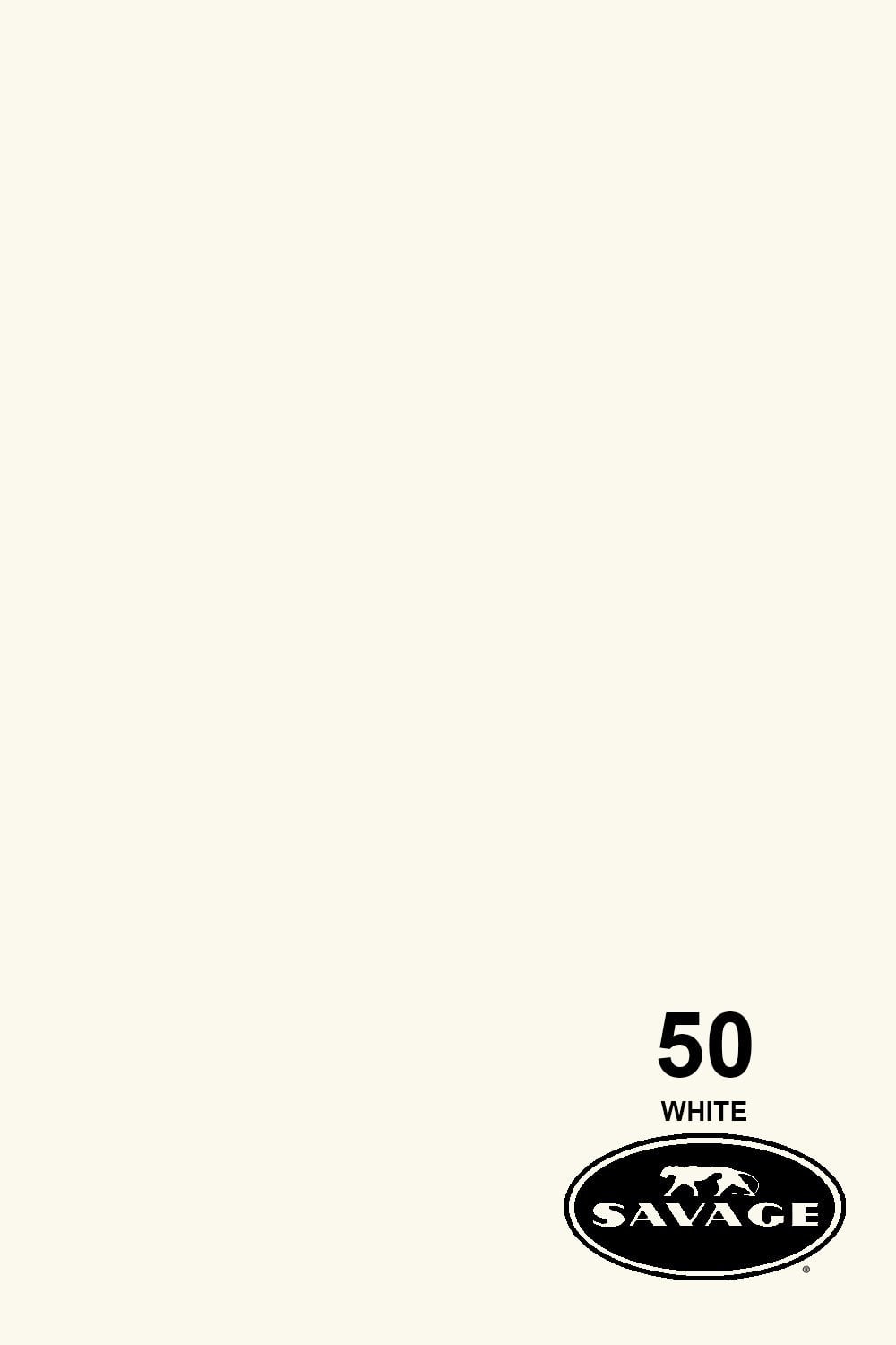 Savage Seamless Paper 9'- White #50 - Strobepro Studio Lighting