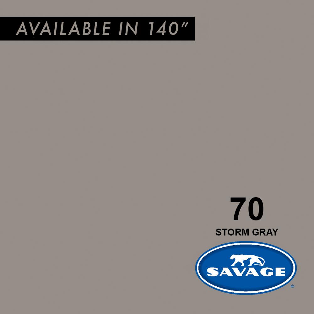 Savage Seamless Paper 7'- Storm Gray #70